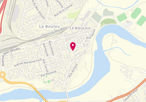 Plan de Accueil de loisirs périscolaire école élémentaire du Boulou, Rue du 4 Septembre, 66160 Le Boulou