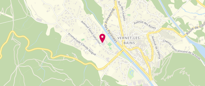 Plan de Accueil de loisirs extrascolaire de Vernet Les Bains, 9 Avenue Saint Saturnin, 66820 Vernet-les-Bains