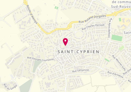Plan de Maison des Jeunes Saint Cyprien, 39 Avenue du Roussillon, 66750 Saint-Cyprien