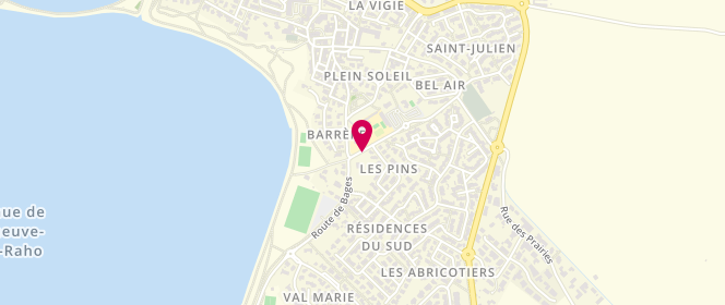 Plan de Accueil de loisirs périscolaire Villeneuve de la Raho, 1 Rue du Roussillon, 66180 Villeneuve-de-la-Raho