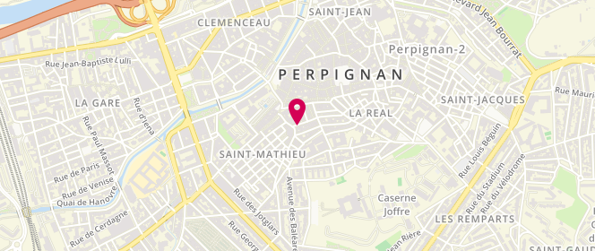 Plan de Accueil de loisirs périscolaire Jordi Barre, 4 Rue des Remparts Saint Mathieu, 66000 Perpignan