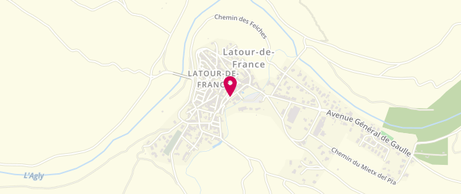 Plan de Accueil de loisirs extrascolaire Latour de France, Avenue Guy Malé, 66720 Latour-de-France