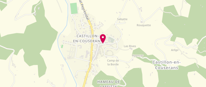 Plan de Accueil de loisirs de Castillon en Couserans, 4 Place de l'École, 09800 Castillon-en-Couserans