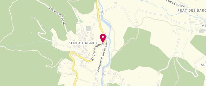 Plan de Centre de loisirs De Sengouagnet, Le Village, 31160 Sengouagnet