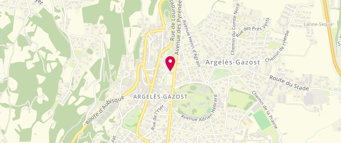 Plan de Alae- Centre de Loisirs périscolaire Argeles-Gazost, 16 Rue Capitaine Digoy, 65400 Argelès-Gazost