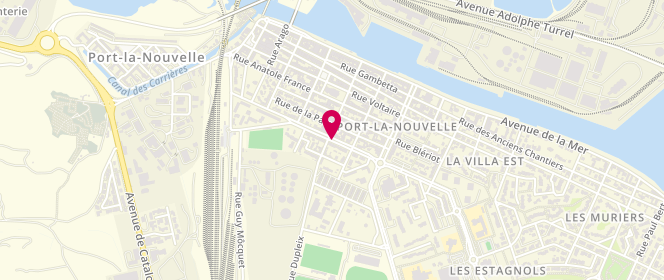 Plan de Accueil de loisirs Port la Nouvelle Daudet, Boulevard de l'Avenir, 11210 Port-la-Nouvelle