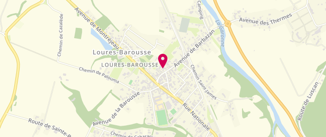 Plan de ADOS-Local ados extrascolaire Jeun 'S In Barousse, Pôle Jeunesse, 65370 Loures-Barousse