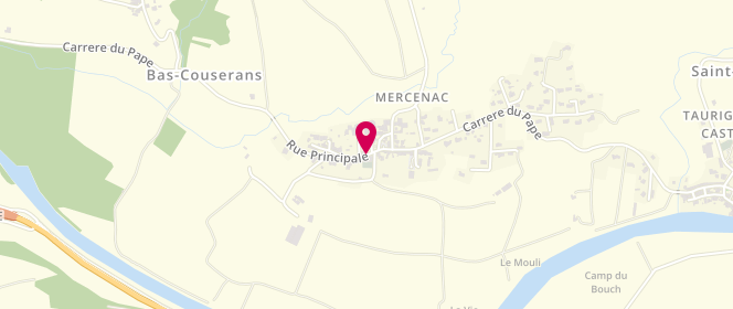 Plan de Accueil de loisirs De Mercenac, Route Principale, 09160 Mercenac