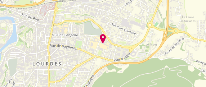 Plan de Alsh- Accueil du Lapacca, 2 Rue des Martyrs de la Deportation, 65100 Lourdes