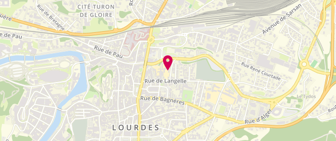 Plan de Alsh- Honore Auzon, 17 17 Rue de Langelle, 65100 Lourdes