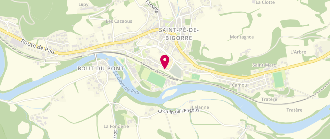Plan de Alsh- Centre de Loisirs Saint Pe de Bigorre, Rue des Ahumats, 65270 Saint-Pé-de-Bigorre