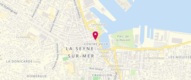 Plan de Accueil de loisirs Ados Les Sablettes, parc Fernand Braudel, 83500 La Seyne-sur-Mer
