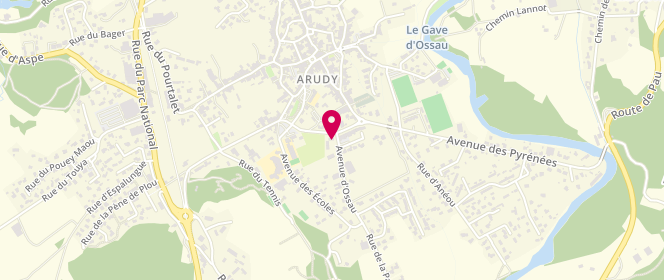 Plan de Accueil de loisirs périscolaire De La Vallée D'ossau, 4 Avenue des Pyrénées, 64260 Arudy