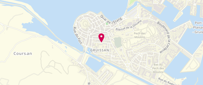 Plan de Accueil de loisirs Gruissan Cap au Large, Rue René Gimie, 11430 Gruissan