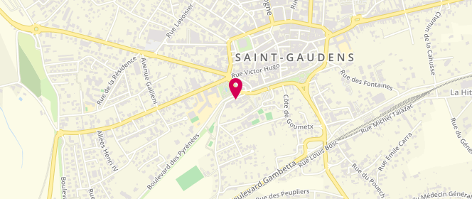 Plan de Accueil de loisirs extrascolaire Sainte Thérèse De Saint-Gaudens, 16 Rue du Bugatet, 31800 Saint-Gaudens