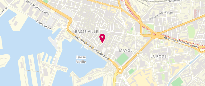 Plan de Accueil de loisirs Primaires Acm Toulon, Rue Magnaque, 83000 Toulon