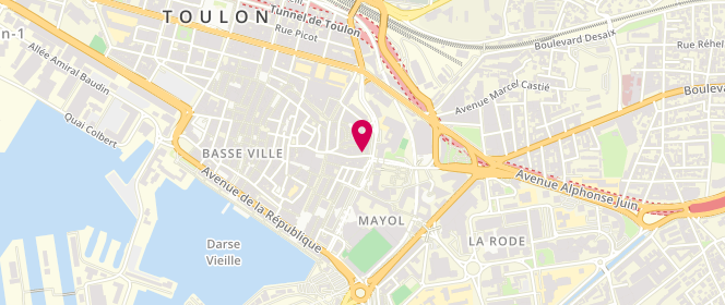 Plan de Accueil de loisirs Maternelles- Primaires Maison de l'Enfance et des Arts Toulon, 33 Rue Pecheret, 83000 Toulon