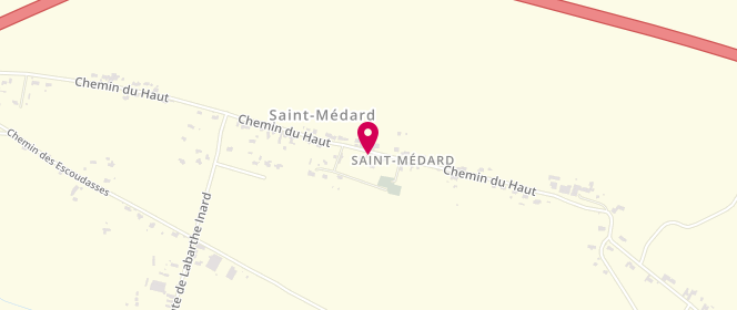 Plan de Centre de loisirs Canton De saint Martory À saint Médard, Clos de Césame, 31360 Saint-Médard