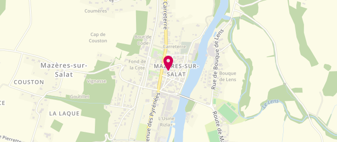 Plan de Accueil de loisirs périscolaire De Mazères Sur Garonne, 7 Rue des Figuiers, 31260 Mazères-sur-Salat