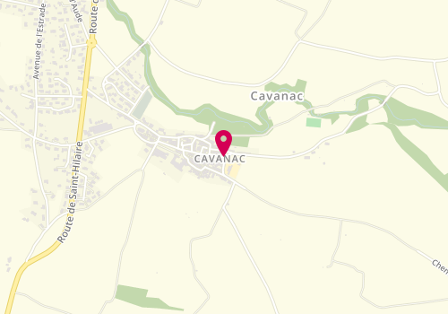 Plan de Accueil de loisirs de Cavanac, 2 Route de Cazilhac, 11570 Cavanac