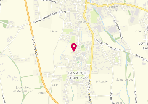 Plan de ALSH-Lamarque-Pontacq, 3 Place Jean Marie Caillabet, 65380 Lamarque-Pontacq