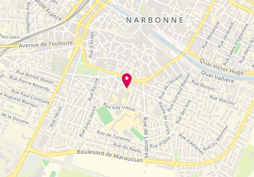 Plan de Accueil de loisirs Narbonne Cezelli, 13 Rue de la Lyre, 11100 Narbonne