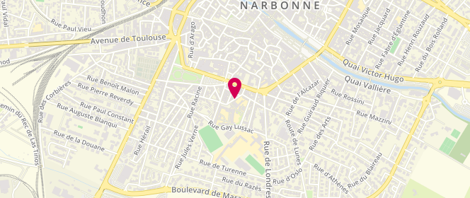 Plan de Accueil de loisirs Narbonne Jules Ferry, Rue Vauban, 11100 Narbonne