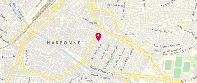 Plan de Accueil de loisirs Narbonne Jaures, 1 Ter Rue Felix Aldy, 11100 Narbonne