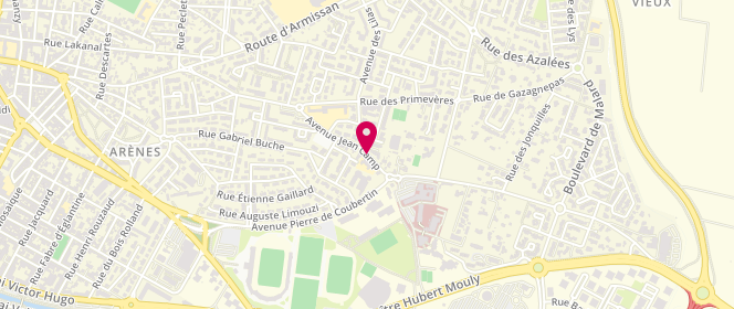 Plan de Accueil de loisirs Narbonne Sol, 34 A Avenue Jean Camps, 11100 Narbonne