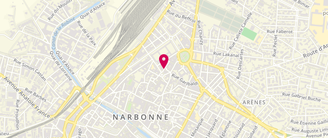 Plan de Accueil de loisirs Narbonne Lamartine, 4 Rue des Bons Enfants, 11100 Narbonne