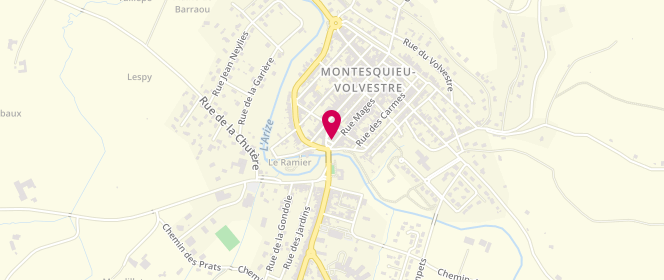 Plan de Centre de loisirs Stella Blandy Montesquieu Volvestre, Rue Collège Stella Blandy, 31310 Montesquieu-Volvestre