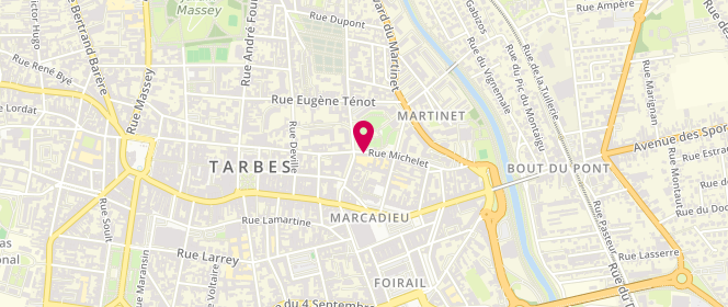 Plan de Alae- Paul Bert, 1 Rue Michelet, 65000 Tarbes