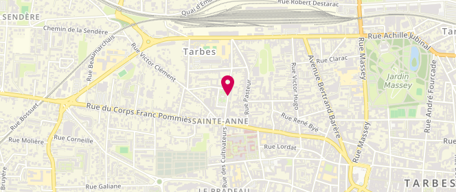 Plan de Alsh- Pasteur, 13 Rue André Breyer, 65000 Tarbes