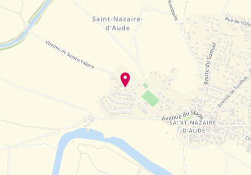 Plan de Accueil de loisirs saint Nazaire D'aude, Chemin de Sainte Valiere, 11120 Saint-Nazaire-d'Aude