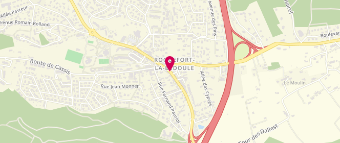 Plan de Ado Commune De Roquefort La Bedoule - Carrefour Jeunes, 9 Avenue Marius Ghirardelli, 13830 Roquefort-la-Bédoule