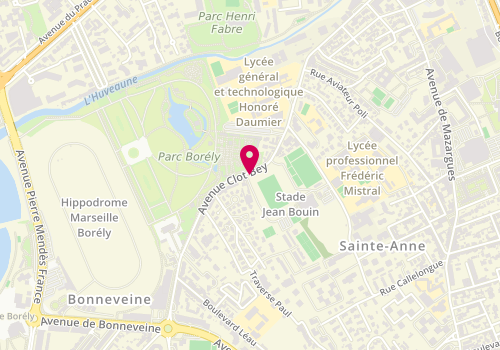 Plan de Psc Smuc 13008 Jean Bouin', 65 Avenue Clot Bey, 13008 Marseille