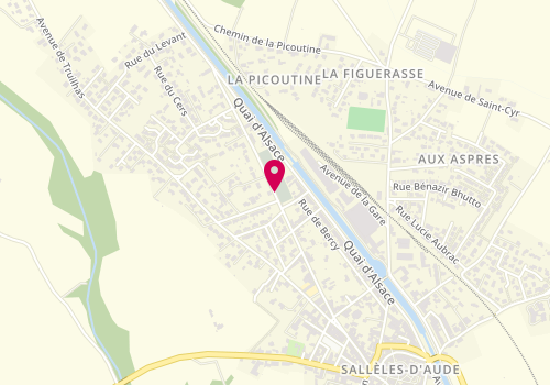 Plan de Accueil de loisirs de Salleles d'Aude, Avenue Marcellin Albert, 11590 Sallèles-d'Aude