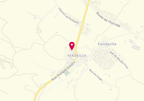 Plan de Accueil de loisirs Fendeille, Le Chalet Avenue du parc, 11400 Fendeille