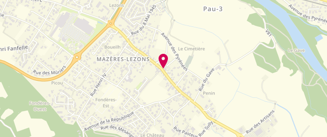 Plan de Centre social Cap de Tout, Place Mendès France, 64110 Mazères-Lezons
