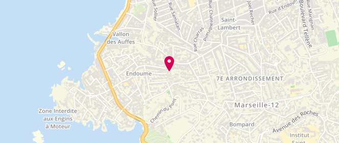 Plan de Esc Endoume 13007 -Css Endoume, 285 Rue d'Endoume, 13007 Marseille