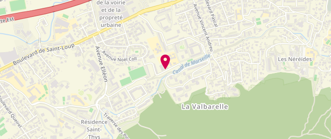 Plan de Psc Soir -Cco-13011 - Ecole Maternelle Michelis, 33 Avenue du Pontet, 13011 Marseille
