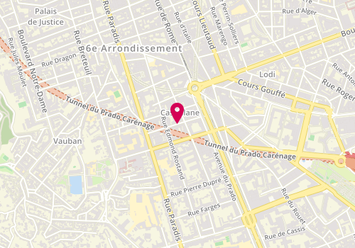 Plan de Merc Mairie 4Eme Secteur 13006 Castellane, 23 Rue Falque, 13006 Marseille