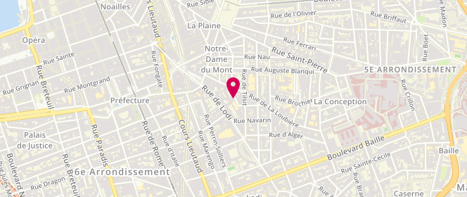 Plan de Ecole Maternelle Eydoux, 18 Rue Eydoux, 13006 Marseille