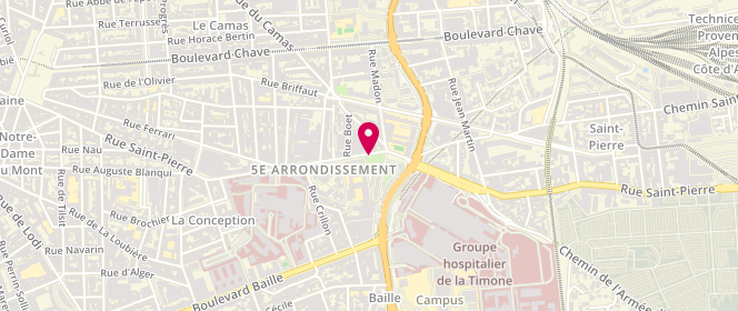 Plan de 13-Merc-Ifac Pce-13005 - Fraissinet, 208 Rue Saint Pierre, 13005 Marseille