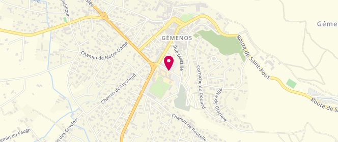 Plan de Esc Commune Gemenos - Cl Ecole Elementaire Vessiot, Boulevard Vessiot, 13420 Gémenos