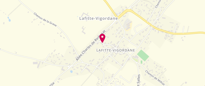 Plan de Accueil de loisirs périscolaire De Lafitte Vigordane, Le Village, 31390 Lafitte-Vigordane
