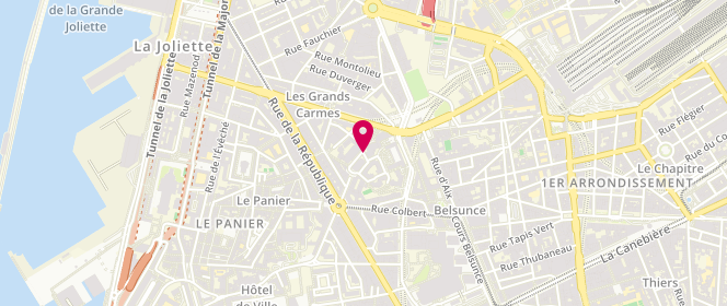 Plan de Esc Mairie 2eme Secteur 13002 - Les Carmes, 2 Rue des Grands Carmes, 13002 Marseille