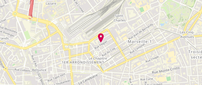 Plan de Esc Centre Animation Abeilles 13001, 17 Rue des Abeilles, 13001 Marseille