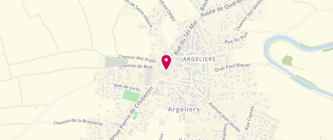 Plan de Accueil de loisirs Argeliers, Rue Jules Ferry, 11120 Argeliers