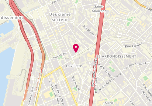 Plan de Merc Mairie 2eme Secteur 13003 - Cal des Fonsclombes, 7 Rue Andre Chamson, 13003 Marseille